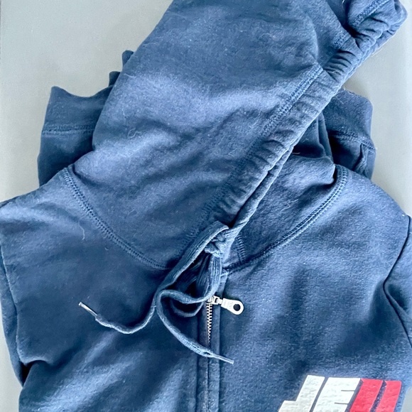 Authentic Julian Edelman 11 Navy zip up Hoodie - Picture 5 of 5